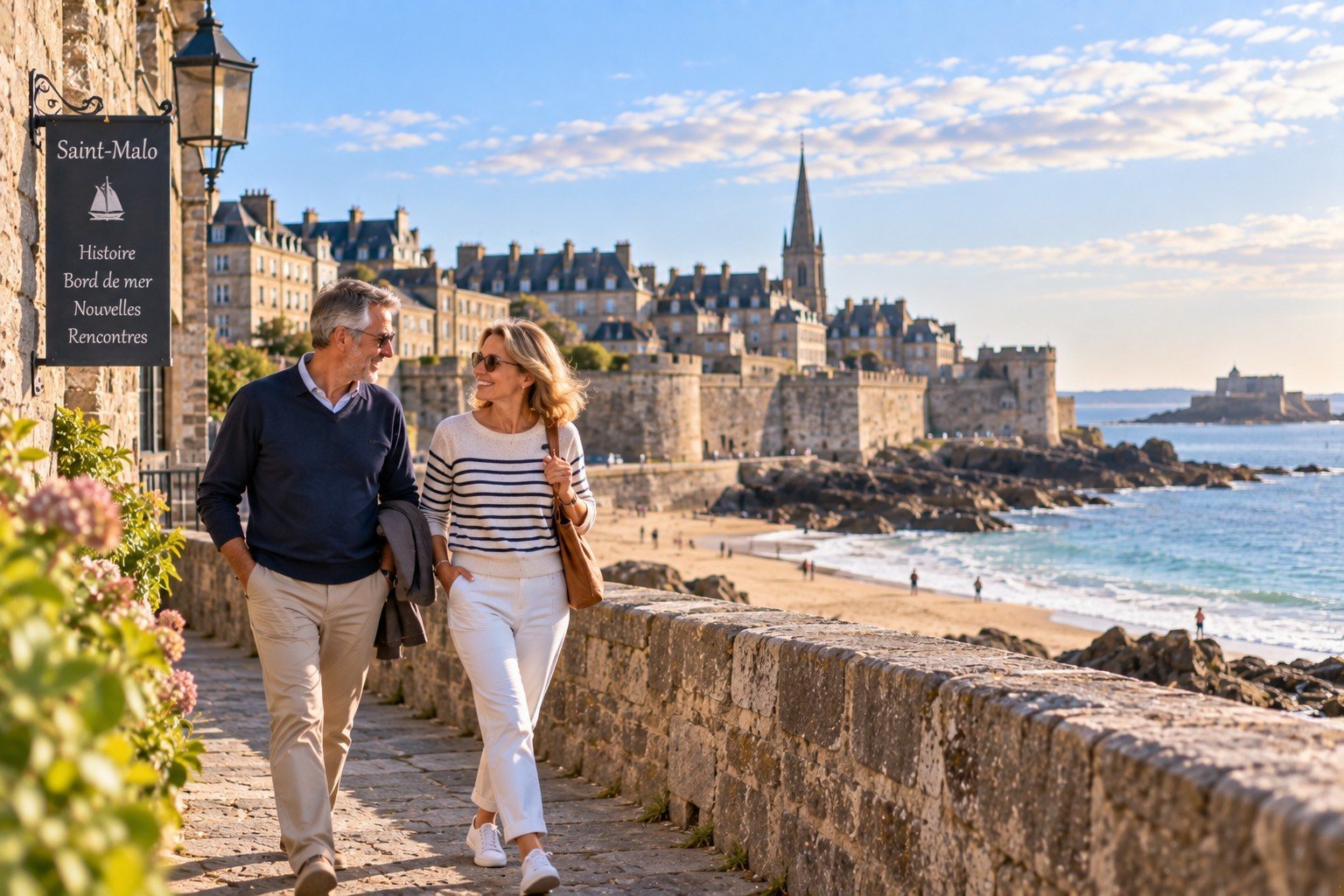 Homme rencontrant une femme de plus de 50 ans à Saint-Malo